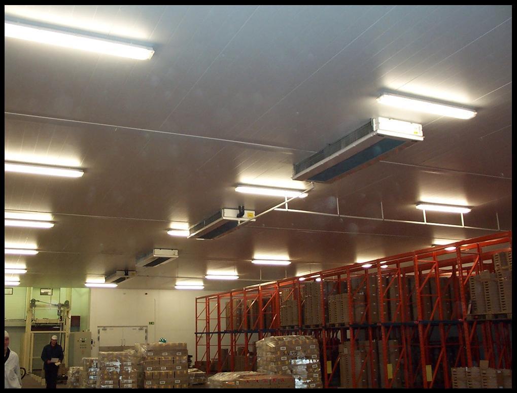 CHEESE FACTORY - UK. SHDN dual discharge unit coolers